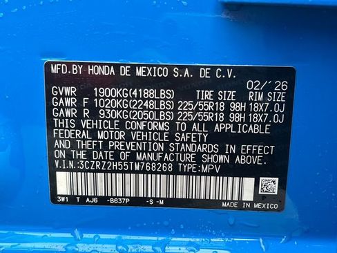 New 2026 Honda HR-V Sport image 19