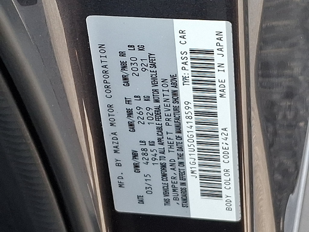 Used 2016 MAZDA MAZDA6 Sport FWD image 27