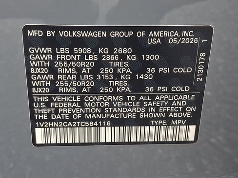 New 2026 Volkswagen Atlas SE AWD/4WD image 11