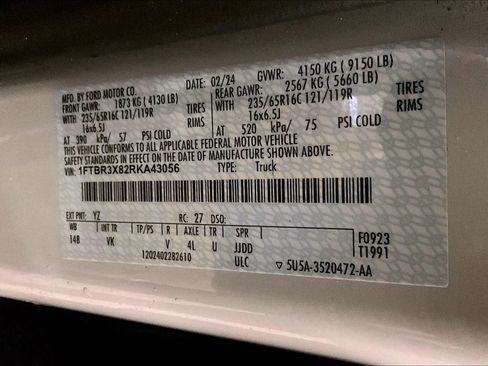 Certified 2024 Ford Transit 250 148 High Roof Extended image 30