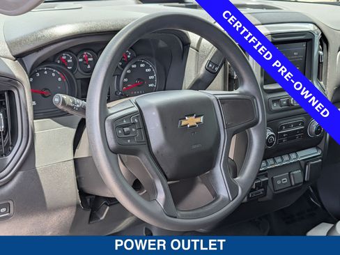 Used 2024 Chevrolet Silverado 1500 Custom w/ Turbomax Blackout Package AWD/4WD image 23