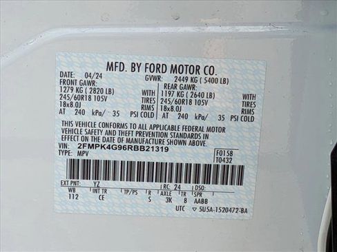 New 2024 Ford Edge SE image 16