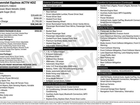 New 2026 Chevrolet Equinox ACTIV w/ Convenience Package III image 50
