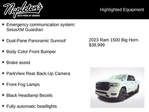 Used 2023 RAM 1500 Big Horn AWD/4WD image 10