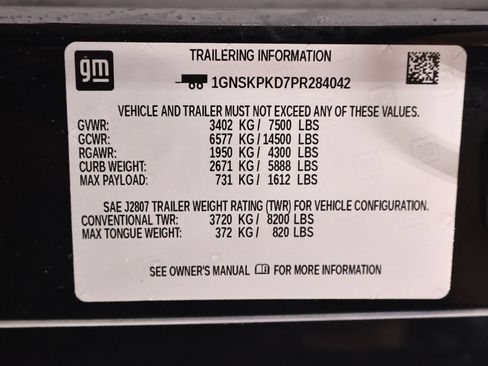 Used 2023 Chevrolet Tahoe Z71 w/ Luxury Package AWD/4WD image 54