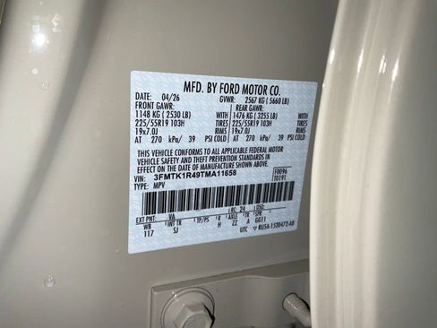 New 2026 Ford Mustang Mach-E Select w/ Comfort Package RWD image 27