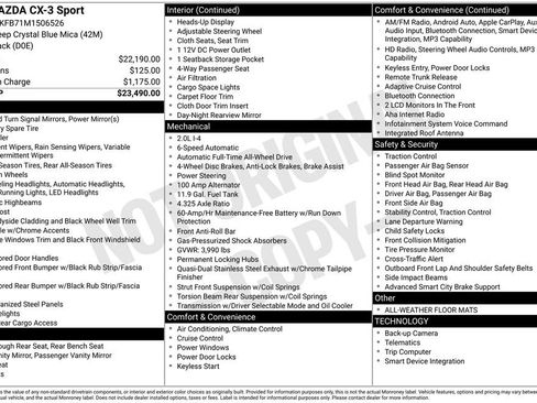 Used 2021 MAZDA CX-3 Sport image 32