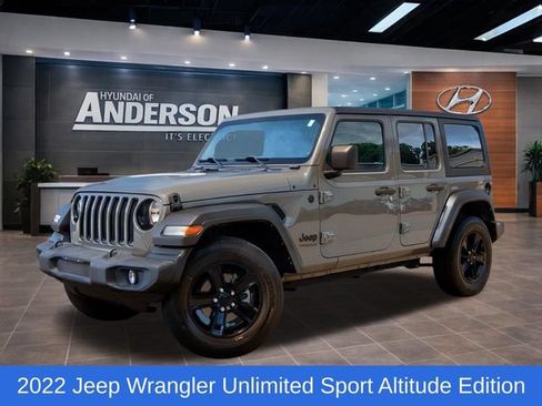 Used 2022 Jeep Wrangler Unlimited Sport AWD/4WD image 1