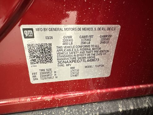 New 2026 Chevrolet Equinox LT AWD/4WD image 19