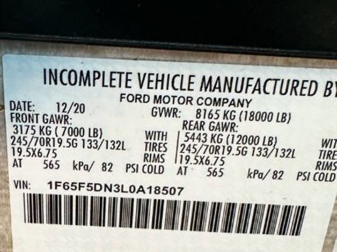 Used 2022 Ford E-350 and Econoline 350 Super Duty w/ Motorhome Prep Package image 25