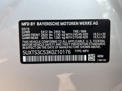 Used 2019 BMW X3 M40i w/ Premium Package AWD/4WD image 35