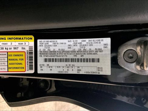 Certified 2022 Ford Escape SE w/ Convenience Package AWD/4WD image 29