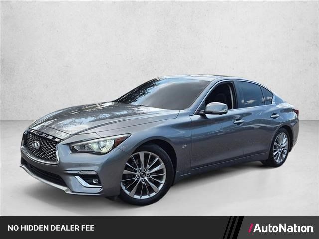 Used 2019 INFINITI Q50 Luxe w/ Essential Package (3.0T Luxe) RWD image 1