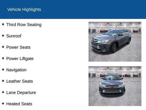 Used 2017 Toyota Highlander XLE w/ Carpet Mat Package AWD/4WD image 2