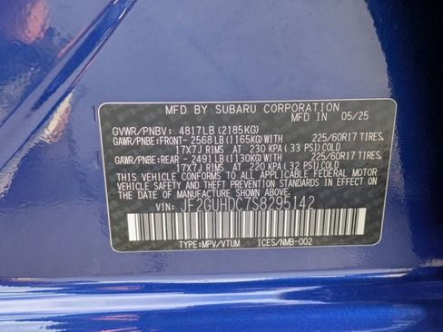 Certified 2025 Subaru Crosstrek 2.0i Premium image 21