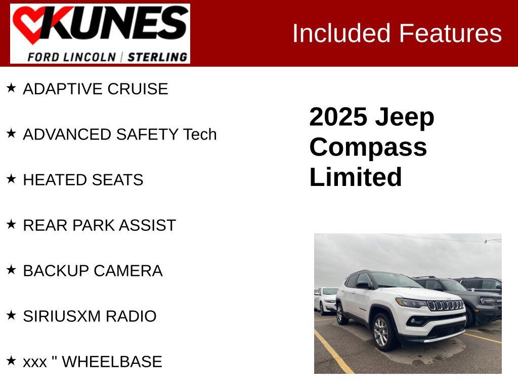 Used 2025 Jeep Compass Limited AWD/4WD image 2