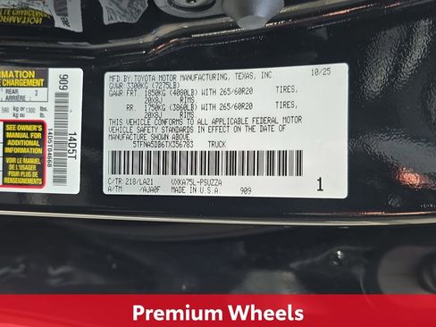 Certified 2026 Toyota Tundra Platinum AWD/4WD image 41