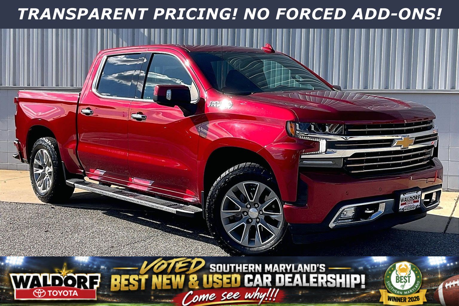 Used 2021 Chevrolet Silverado 1500 High Country w/ Z71 Off-Road Package AWD/4WD image 1