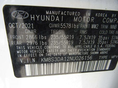 Used 2022 Hyundai Santa Fe SEL Premium w/ Cargo Package AWD/4WD image 6