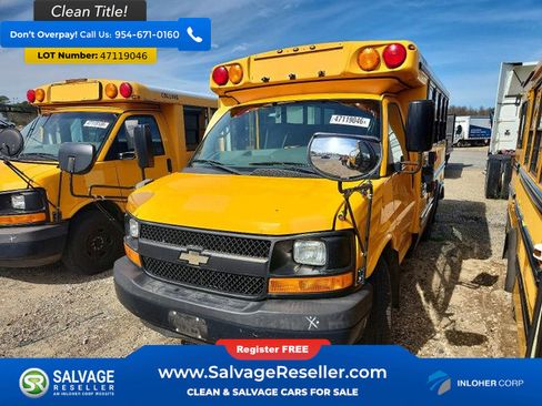Used 2013 Chevrolet Express 3500 w/ School Bus Package RWD image 3