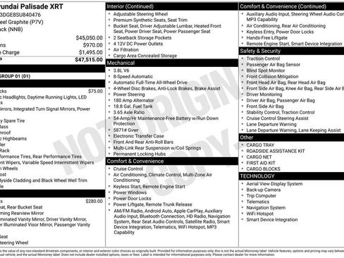 Used 2025 Hyundai Palisade XRT AWD/4WD image 6
