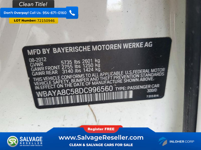 Used 2013 BMW 750i RWD image 16