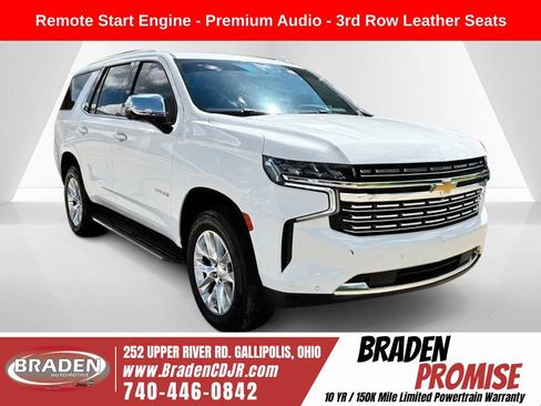Used 2021 Chevrolet Tahoe Premier w/ Premium Package AWD/4WD image 1