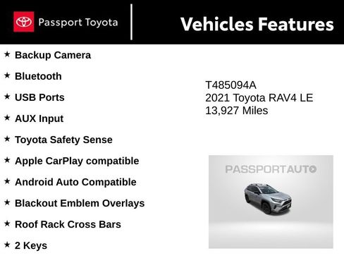 Used 2021 Toyota RAV4 LE AWD/4WD image 9