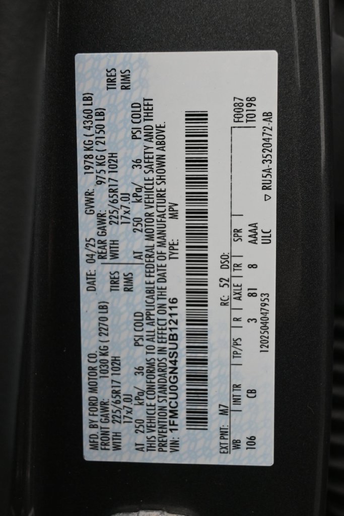 Used 2025 Ford Escape Active FWD image 20