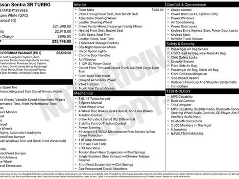 Certified 2017 Nissan Sentra SR Turbo w/ SR Turbo Premium Package FWD image 27