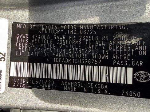 Certified 2025 Toyota Camry XLE AWD/4WD image 24