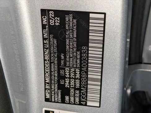 Certified 2023 Mercedes-Benz EQE 350+ SUV image 28