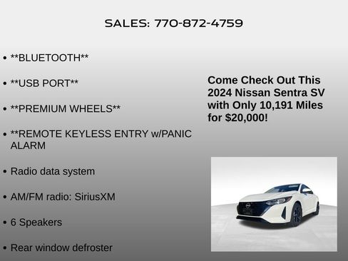Used 2024 Nissan Sentra SV image 5