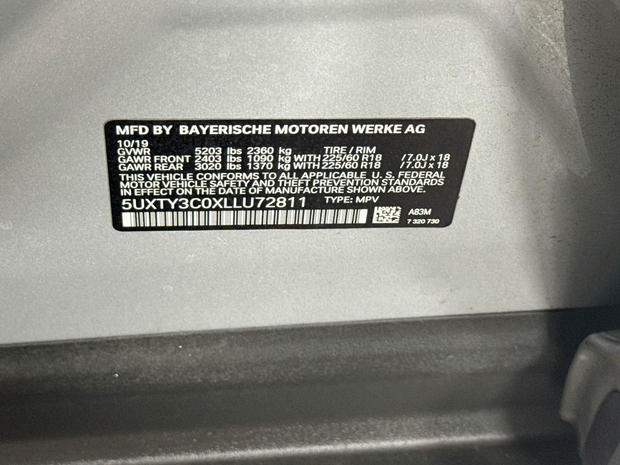 Used 2020 BMW X3 sDrive30i RWD image 40