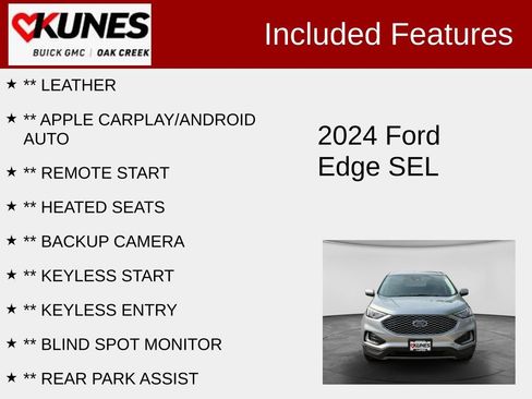 Used 2024 Ford Edge SEL AWD/4WD image 2