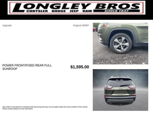 Used 2019 Jeep Cherokee Limited AWD/4WD image 6