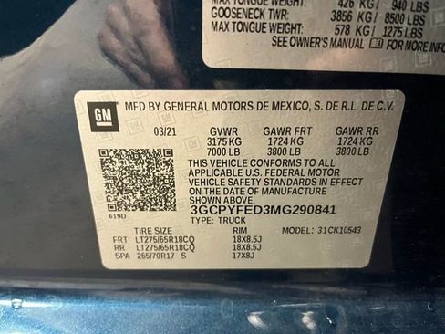 Used 2021 Chevrolet Silverado 1500 LT Trail Boss w/ Convenience Package II image 27