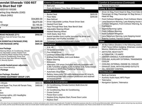 Used 2025 Chevrolet Silverado 1500 RST w/ Z71 Off-Road Package image 10