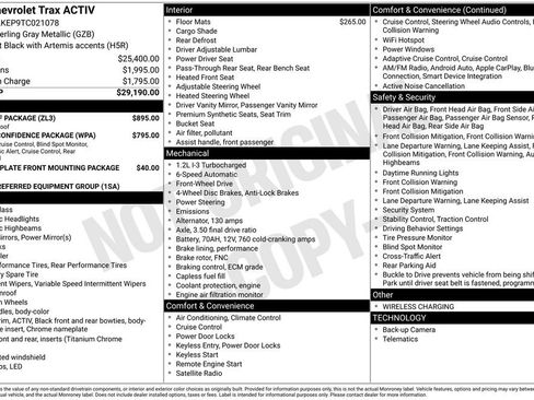 New 2026 Chevrolet Trax ACTIV w/ Sunroof Package image 4