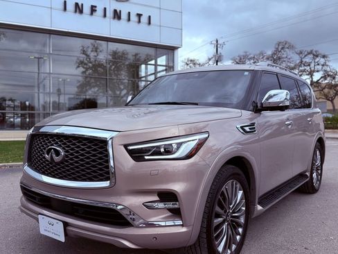 Used 2021 INFINITI QX80 Sensory w/ All-Season Package RWD image 1