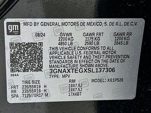 Used 2025 Chevrolet Equinox RS w/ Safety and Technology Package AWD/4WD image 31
