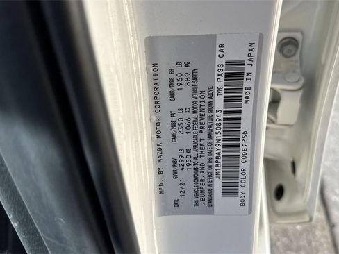 Certified 2022 MAZDA MAZDA3 s image 61