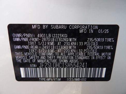 Used 2025 Subaru Forester Sport w/ Popular Package #1 AWD/4WD image 32