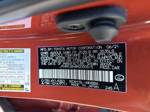 Used 2021 Lexus UX 250h F Sport w/ F Sport Premium Package image 34