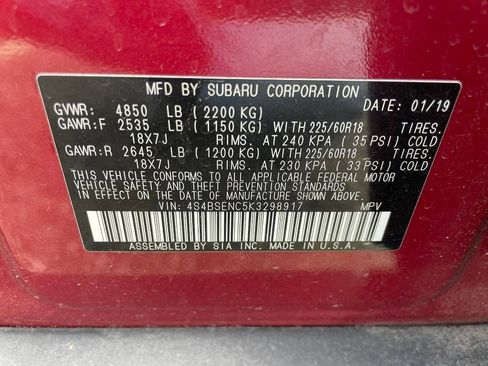 Used 2019 Subaru Outback 3.6R Limited AWD/4WD image 33