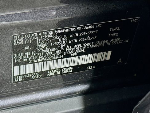 Used 2025 Toyota RAV4 XLE w/ Convenience Package image 12