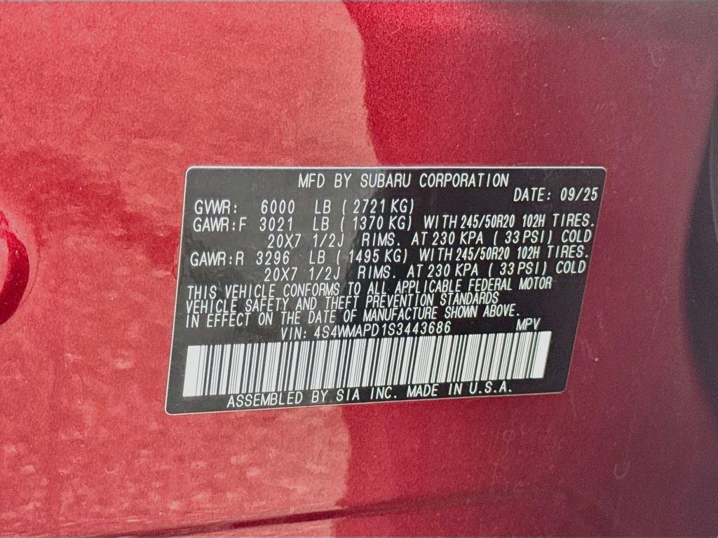 Used 2025 Subaru Ascent Limited AWD/4WD image 37