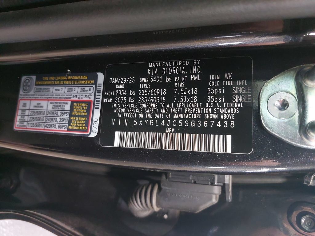Used 2025 Kia Sorento S w/ Panoramic Sunroof Package FWD image 23