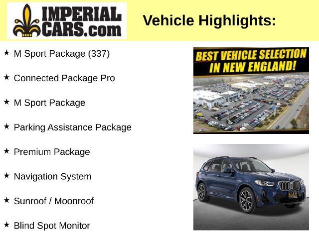 Used 2024 BMW X3 xDrive30i w/ Premium Package AWD/4WD image 3