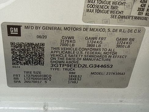 Used 2020 GMC Sierra 1500 AT4 AWD/4WD image 29
